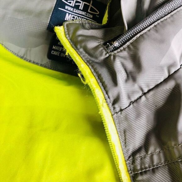 PGA Golf by Garb Grey Hooded Windbreaker Rain Jacket - Picture 9 of 11